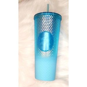 Starbucks 24oz blue ombre studded cold tumbler